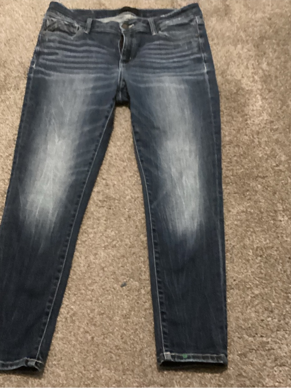 Buckle Women's Faded Indigo Skinny Jeans